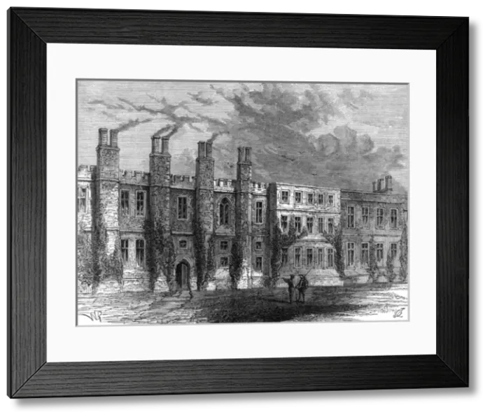 Framed Print : Manor house at Chelsea, built by Henry VIII Framed Print : Manor house at Chelsea, built by Henry VIII