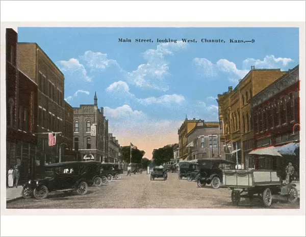 Main Street, Chanute, Kansas, USA