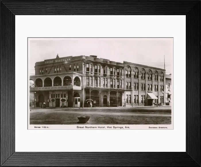 Framed Print : Great Northern Hotel, Hot Springs, Arkansas, USA Framed Print : Great Northern Hotel, Hot Springs, Arkansas, USA