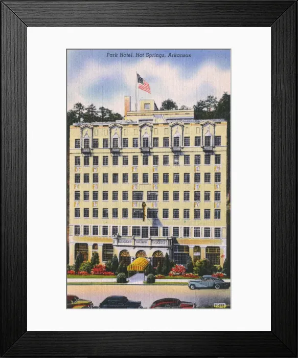 Framed Print : Park Hotel, Hot Springs, Arkansas, USA Framed Print : Park Hotel, Hot Springs, Arkansas, USA