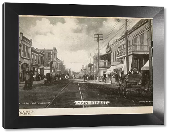 Main Street, Natchez, Mississippi, USA