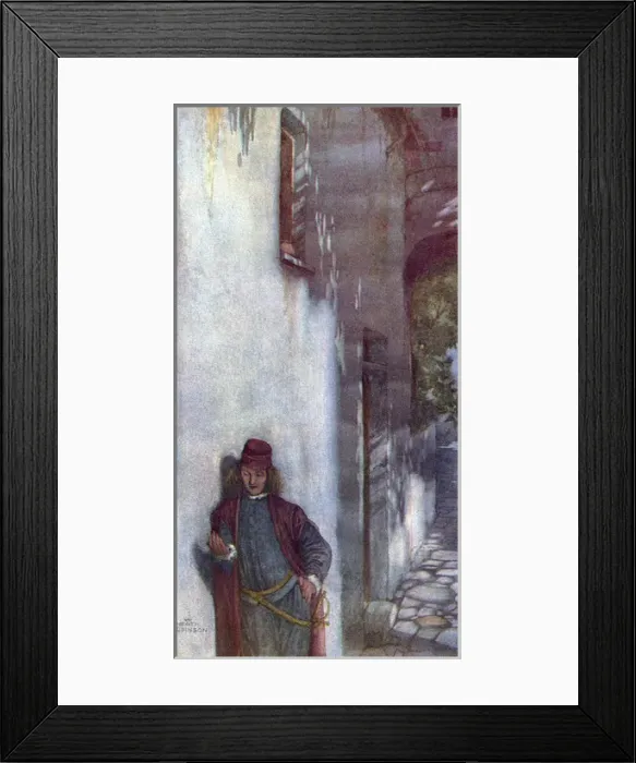 Framed Print : Twelfth Night, Act II Scene ii, by William Heath Robinson Framed Print : Twelfth Night, Act II Scene ii, by William Heath Robinson