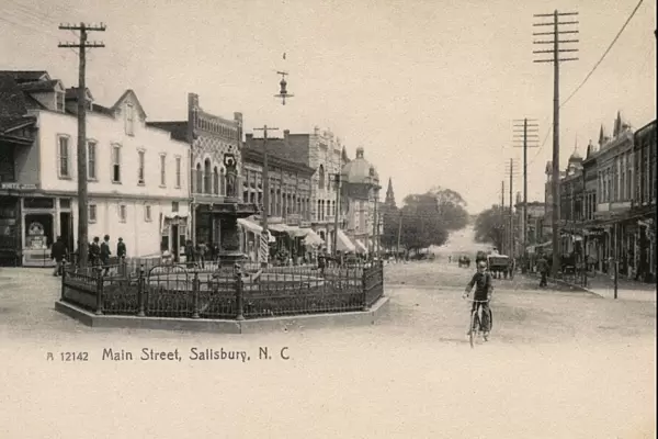 Main Street, Salisbury, North Carolina, USA