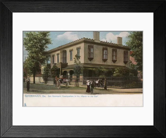 Framed Print : General Shermans headquarters, Savannah, Georgia, USA Framed Print : General Shermans headquarters, Savannah, Georgia, USA
