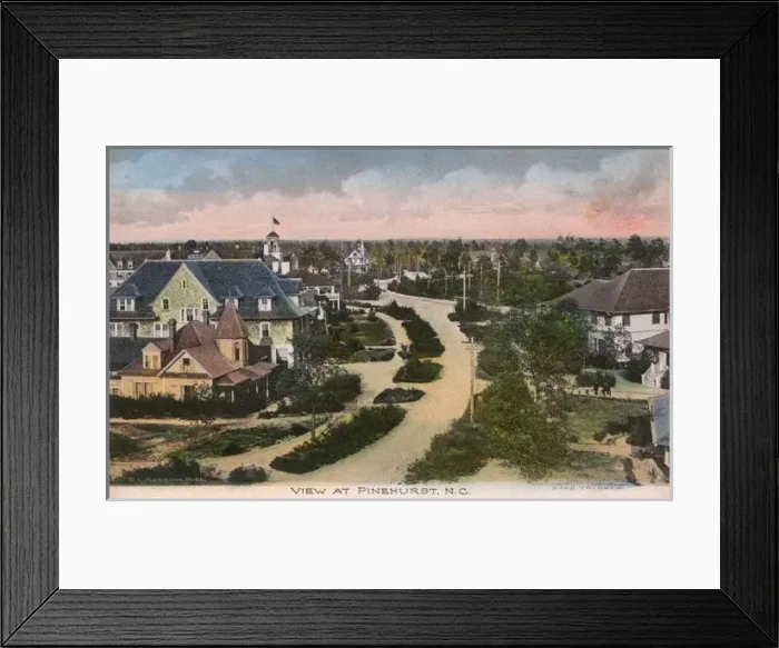 Framed Print : Pinehurst, North Carolina, USA Framed Print : Pinehurst, North Carolina, USA