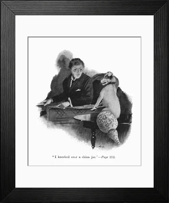 Framed Print : Illustration by Cecil Aldin, Spot returns home Framed Print : Illustration by Cecil Aldin, Spot returns home