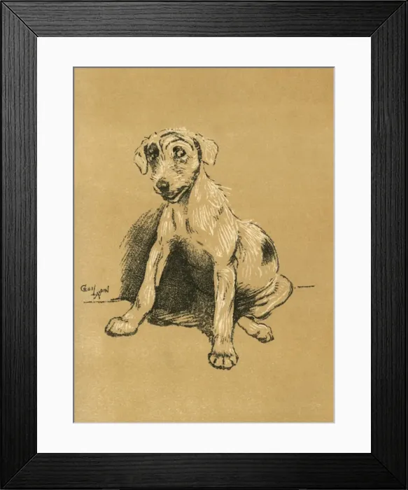 Framed Print : Illustration by Cecil Aldin, A Dog Day Framed Print : Illustration by Cecil Aldin, A Dog Day