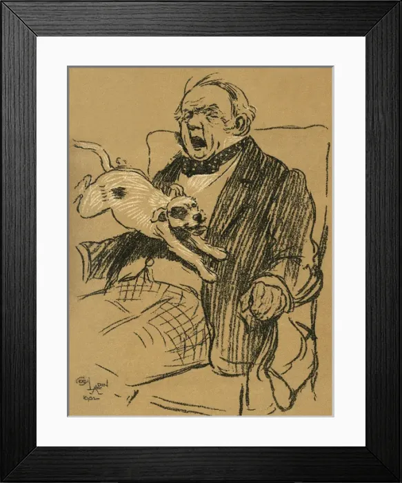 Framed Print : Illustration by Cecil Aldin, A Dog Day Framed Print : Illustration by Cecil Aldin, A Dog Day