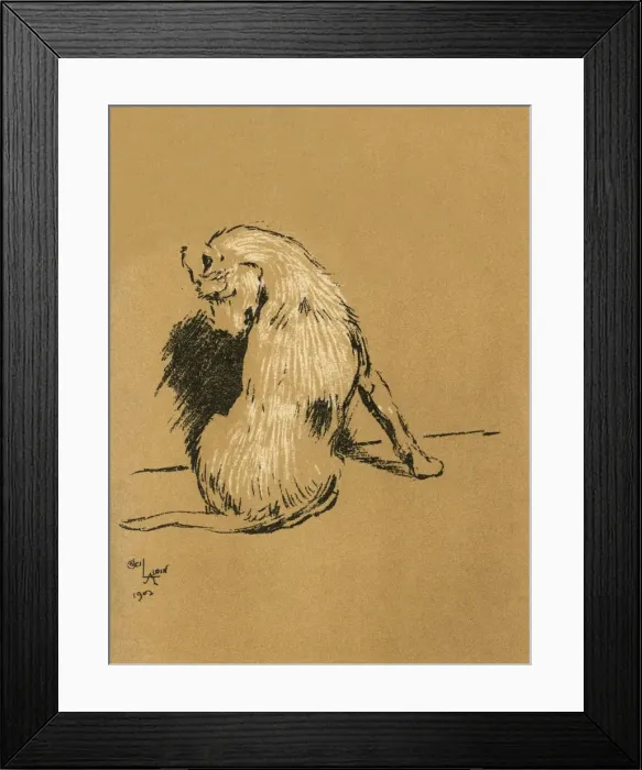 Framed Print : Illustration by Cecil Aldin, A Dog Day Framed Print : Illustration by Cecil Aldin, A Dog Day