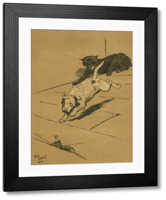 Framed Print : Illustration by Cecil Aldin, A Dog Day Framed Print : Illustration by Cecil Aldin, A Dog Day