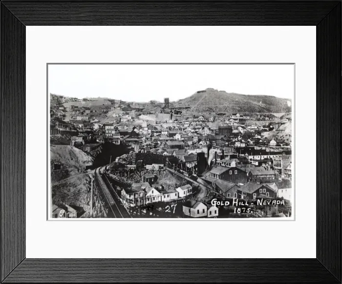 Framed Print : Gold Hill, Nevada, USA Framed Print : Gold Hill, Nevada, USA