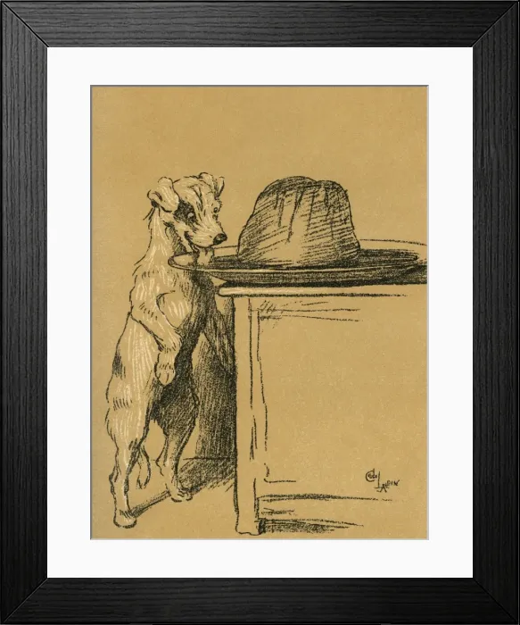 Framed Print : Illustration by Cecil Aldin, A Dog Day Framed Print : Illustration by Cecil Aldin, A Dog Day