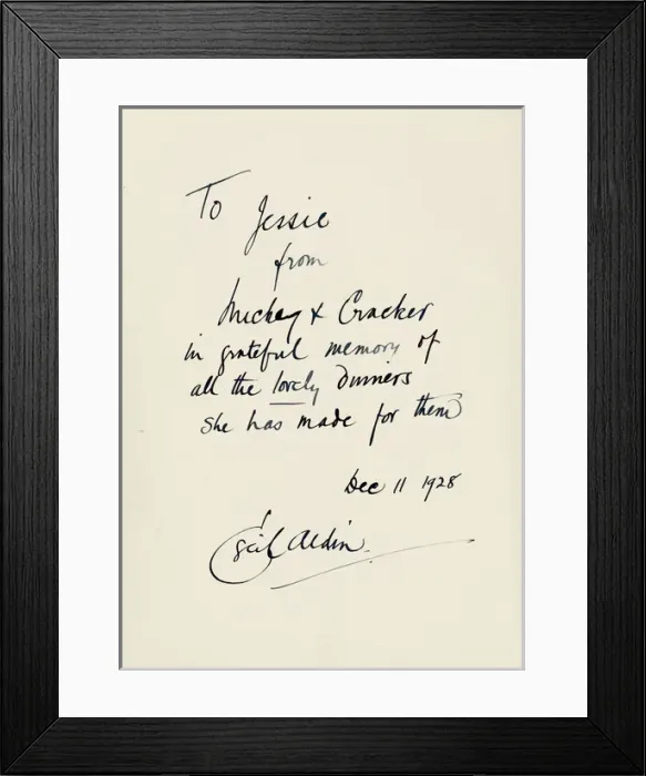 Framed Print : Inscription by Cecil Aldin, Dogs of Character Framed Print : Inscription by Cecil Aldin, Dogs of Character