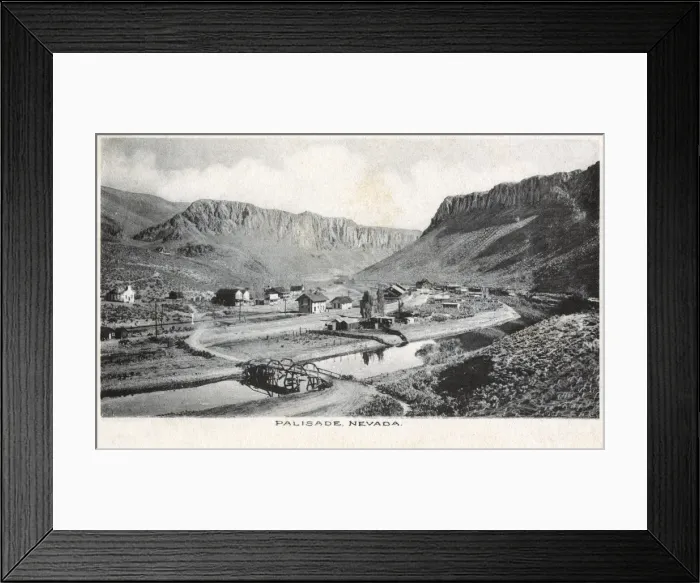 Framed Print : View of Palisade, Nevada, USA Framed Print : View of Palisade, Nevada, USA