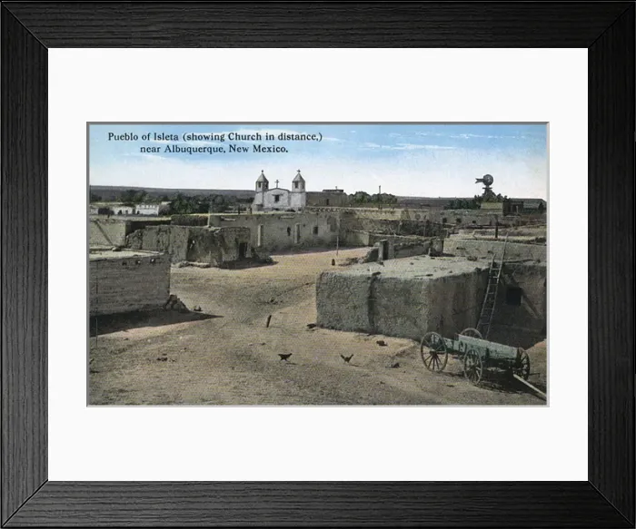 Framed Print : Pueblo of Isleta, New Mexico, USA Framed Print : Pueblo of Isleta, New Mexico, USA