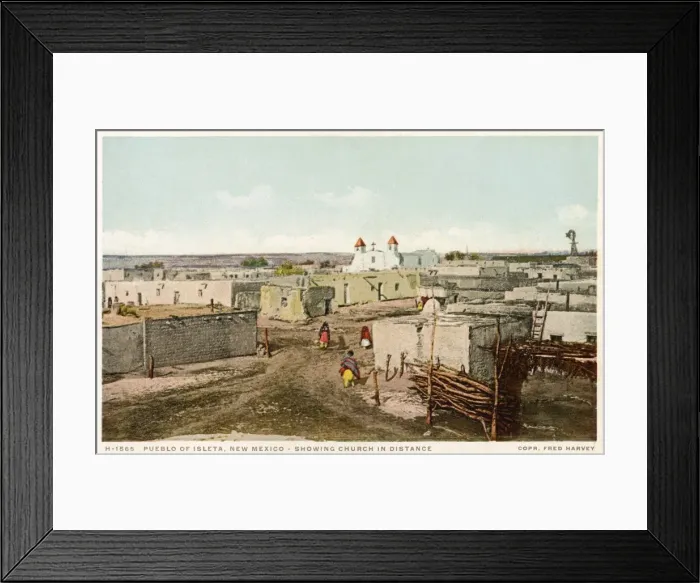 Framed Print : Pueblo of Isleta, New Mexico, USA Framed Print : Pueblo of Isleta, New Mexico, USA
