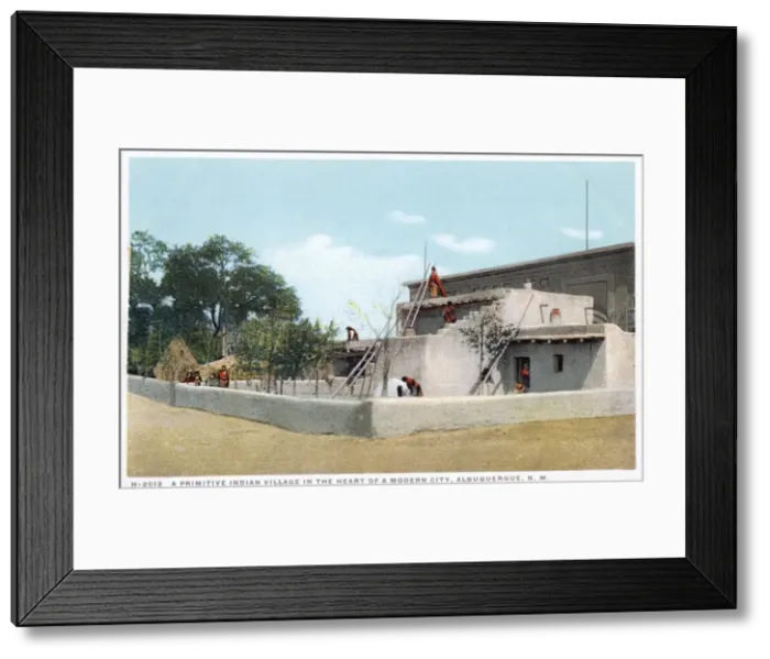 Framed Print : Primitive Indian village, Albuquerque, New Mexico, USA Framed Print : Primitive Indian village, Albuquerque, New Mexico, USA