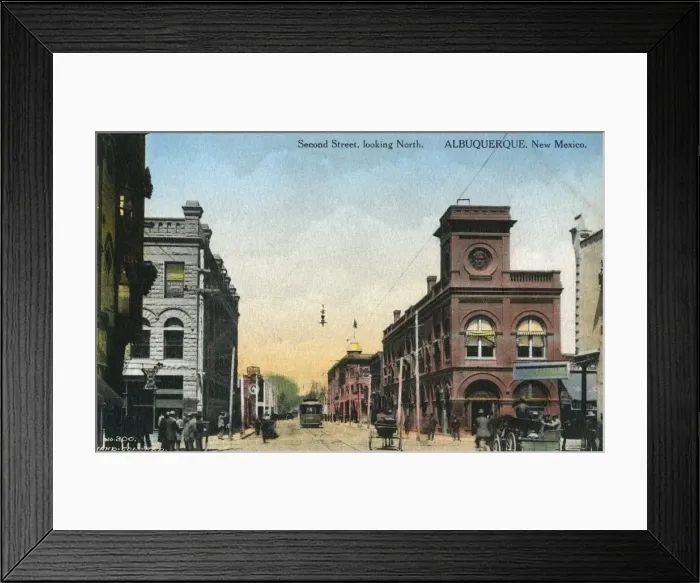 Framed Print : Second Street, Albuquerque, New Mexico, USA Framed Print : Second Street, Albuquerque, New Mexico, USA