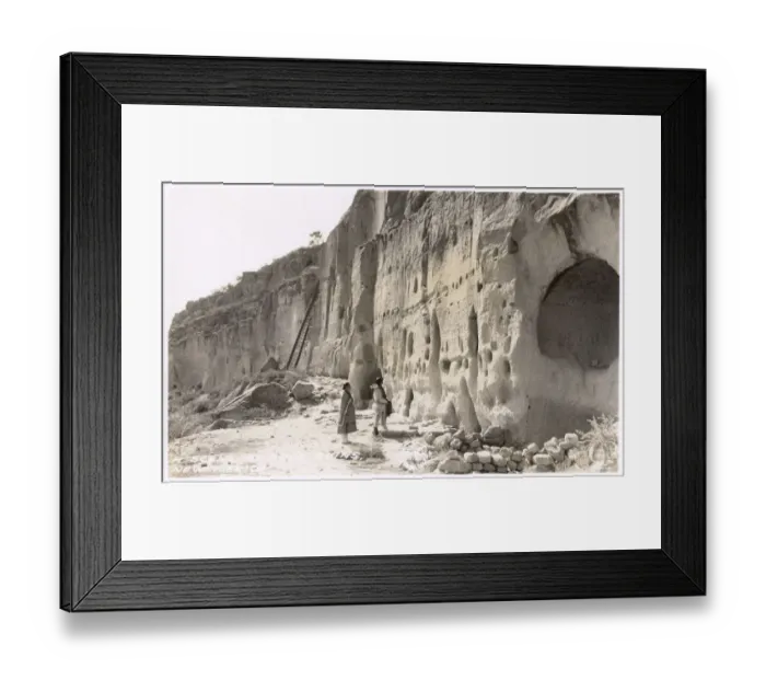 Framed Print : Puye Indian cliff dwellings near Santa Fe, New Mexico, USA Framed Print : Puye Indian cliff dwellings near Santa Fe, New Mexico, USA