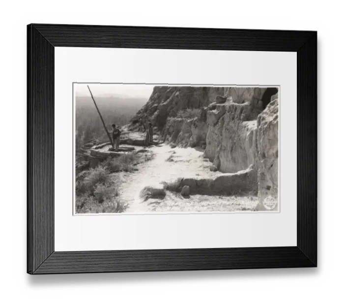 Framed Print : Puye Indian cliff dwellings near Santa Fe, New Mexico, USA Framed Print : Puye Indian cliff dwellings near Santa Fe, New Mexico, USA