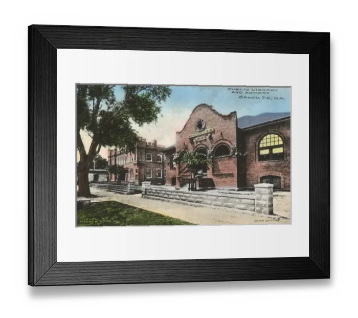 Framed Print : Public Library, Santa Fe, New Mexico, USA Framed Print : Public Library, Santa Fe, New Mexico, USA
