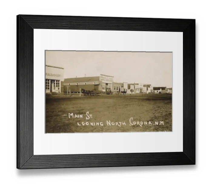 Framed Print : Main Street, Corona, New Mexico, USA Framed Print : Main Street, Corona, New Mexico, USA