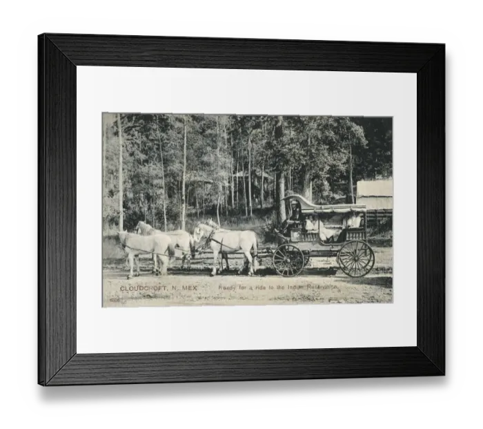 Framed Print : Stagecoach, Cloudcroft, New Mexico, USA Framed Print : Stagecoach, Cloudcroft, New Mexico, USA