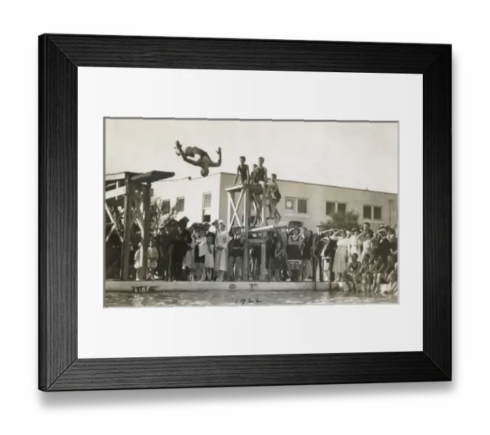 Framed Print : Diving exhibition, Miami Beach, Miami, Florida, USA Framed Print : Diving exhibition, Miami Beach, Miami, Florida, USA