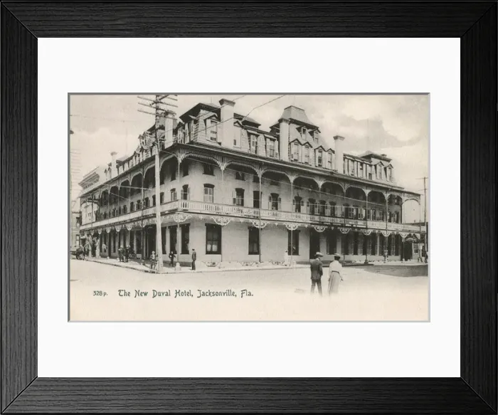 Framed Print : New Duval Hotel, Jacksonville, Florida, USA Framed Print : New Duval Hotel, Jacksonville, Florida, USA