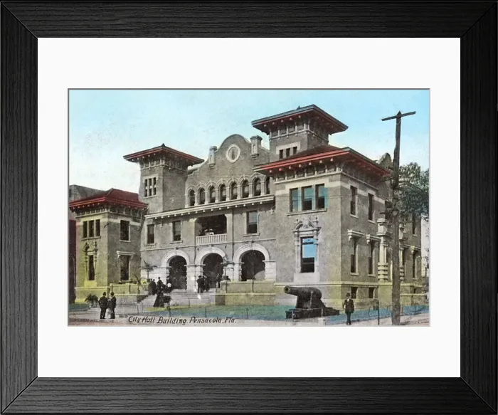 Framed Print : City Hall building, Pensacola, Florida, USA Framed Print : City Hall building, Pensacola, Florida, USA