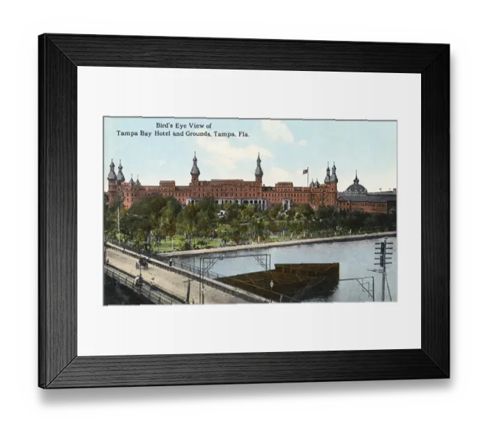 Framed Print : Tampa Bay Hotel and grounds, Tampa, Florida, USA Framed Print : Tampa Bay Hotel and grounds, Tampa, Florida, USA