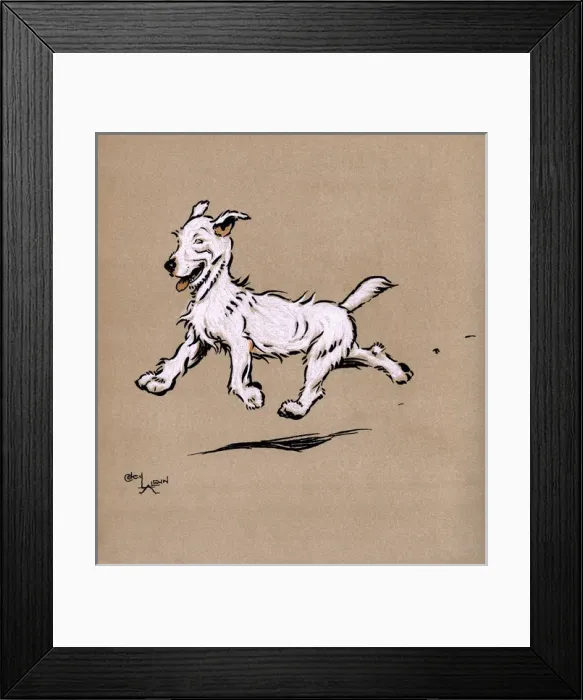 Framed Print : Illustration by Cecil Aldin, The Mongrel Puppy Book Framed Print : Illustration by Cecil Aldin, The Mongrel Puppy Book