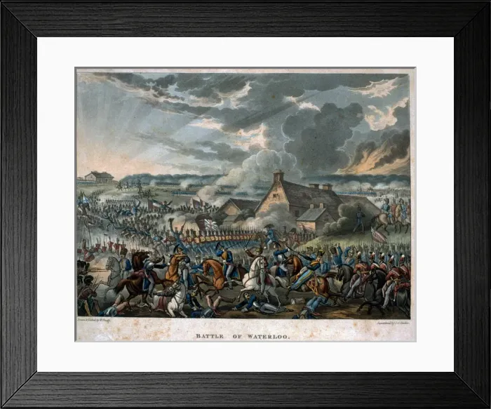 Framed Print : Battle of Waterloo Framed Print : Battle of Waterloo
