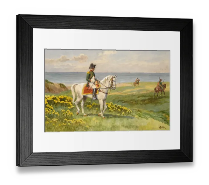 Framed Print : Napoleon Buonaparte on the coast of France Framed Print : Napoleon Buonaparte on the coast of France