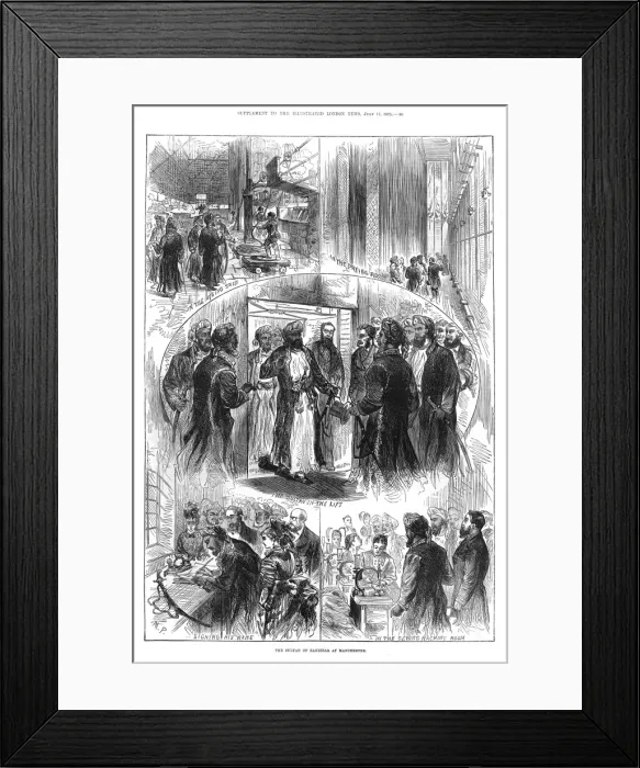 Framed Print : Sultan of Zanzibar at Manchester Framed Print : Sultan of Zanzibar at Manchester