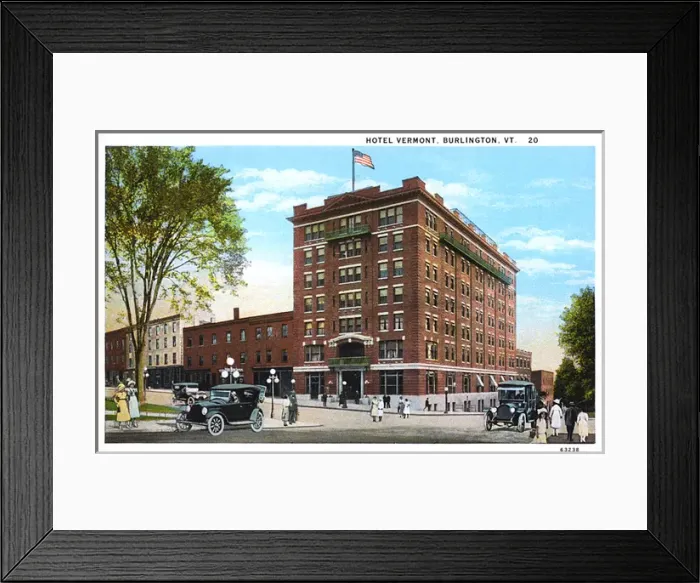 Framed Print : Hotel Vermont, Burlington, Vermont, USA Framed Print : Hotel Vermont, Burlington, Vermont, USA