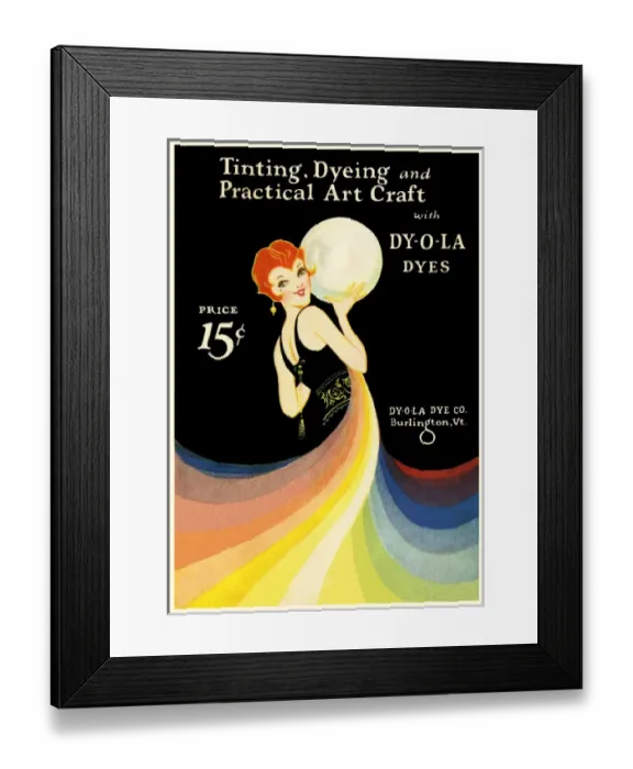 Framed Print : Tinting, Dyeing and Practical Art Craft Framed Print : Tinting, Dyeing and Practical Art Craft