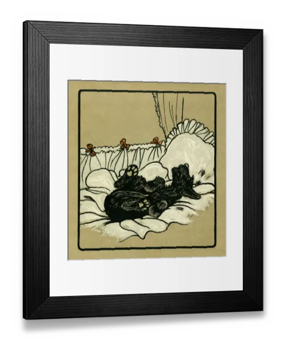 Framed Print : Illustration by Cecil Aldin, Rough and Tumble Framed Print : Illustration by Cecil Aldin, Rough and Tumble