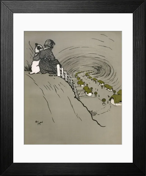 Framed Print : Illustration by Cecil Aldin, The Great Adventure Framed Print : Illustration by Cecil Aldin, The Great Adventure