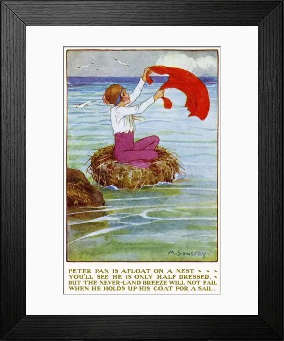 Framed Print : Peter Pan is afloat Framed Print : Peter Pan is afloat