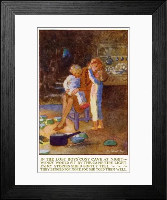 Framed Print : The lost boys cosy cave Framed Print : The lost boys cosy cave