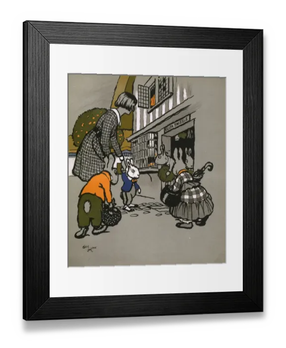 Framed Print : Illustration by Cecil Aldin, The Great Adventure Framed Print : Illustration by Cecil Aldin, The Great Adventure