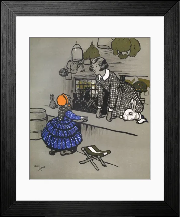 Framed Print : Illustration by Cecil Aldin, The Great Adventure Framed Print : Illustration by Cecil Aldin, The Great Adventure