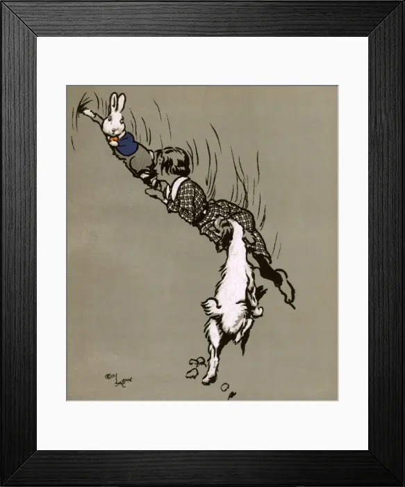 Framed Print : Illustration by Cecil Aldin, The Great Adventure Framed Print : Illustration by Cecil Aldin, The Great Adventure