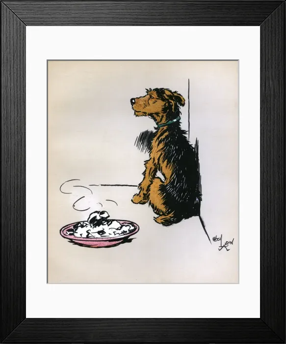 Framed Print : Illustration by Cecil Aldin, Jack and Jill Framed Print : Illustration by Cecil Aldin, Jack and Jill