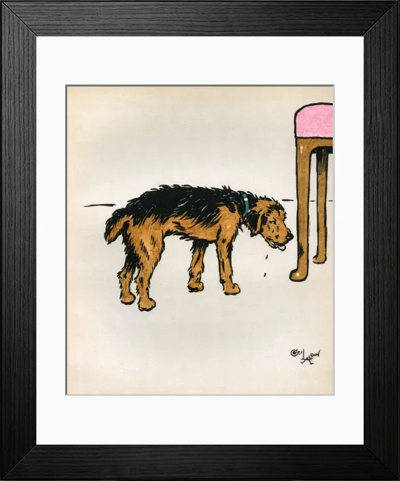 Framed Print : Illustration by Cecil Aldin, Jack and Jill Framed Print : Illustration by Cecil Aldin, Jack and Jill