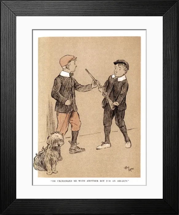 Framed Print : Illustration by Cecil Aldin, The Snob Framed Print : Illustration by Cecil Aldin, The Snob