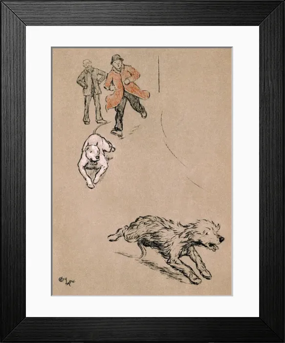 Framed Print : Illustration by Cecil Aldin, The Snob Framed Print : Illustration by Cecil Aldin, The Snob