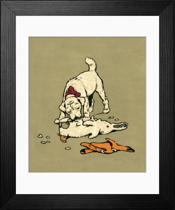 Framed Print : Illustration by Cecil Aldin, Pickles