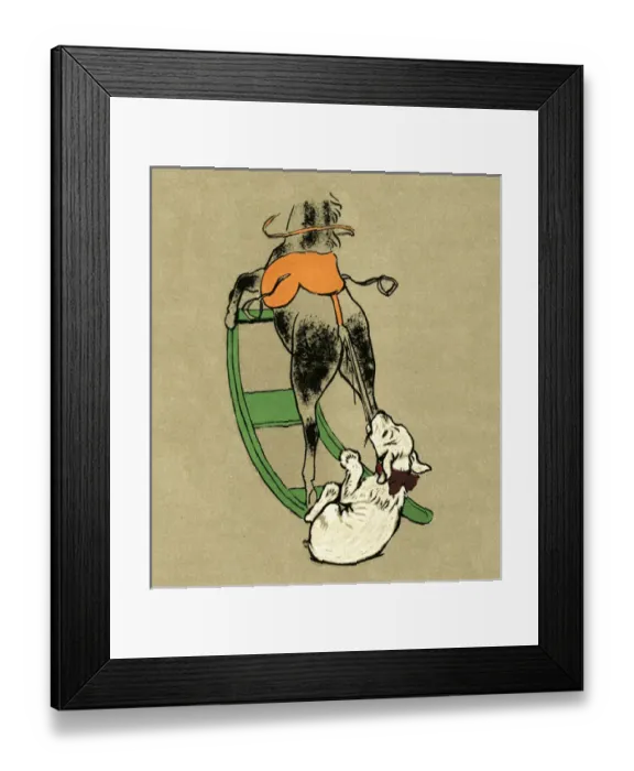 Framed Print : Illustration by Cecil Aldin, Pickles Framed Print : Illustration by Cecil Aldin, Pickles